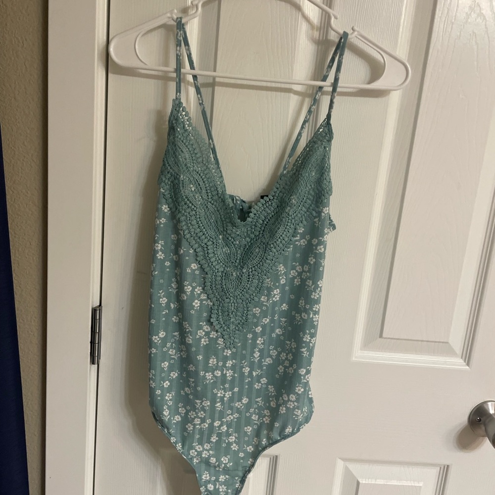 Green bodysuit